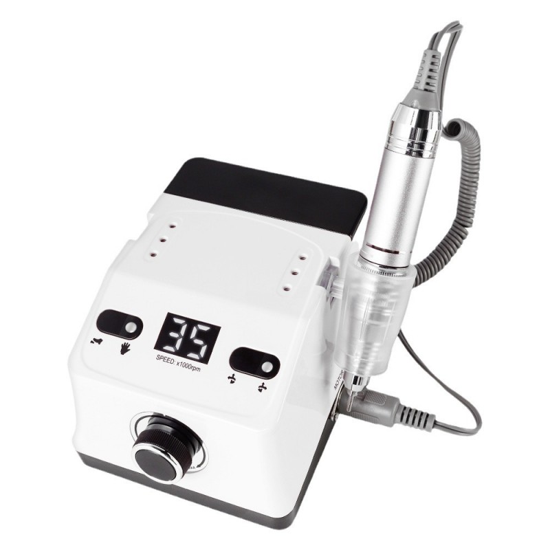 Handbediende nagelboor en polijstmachine