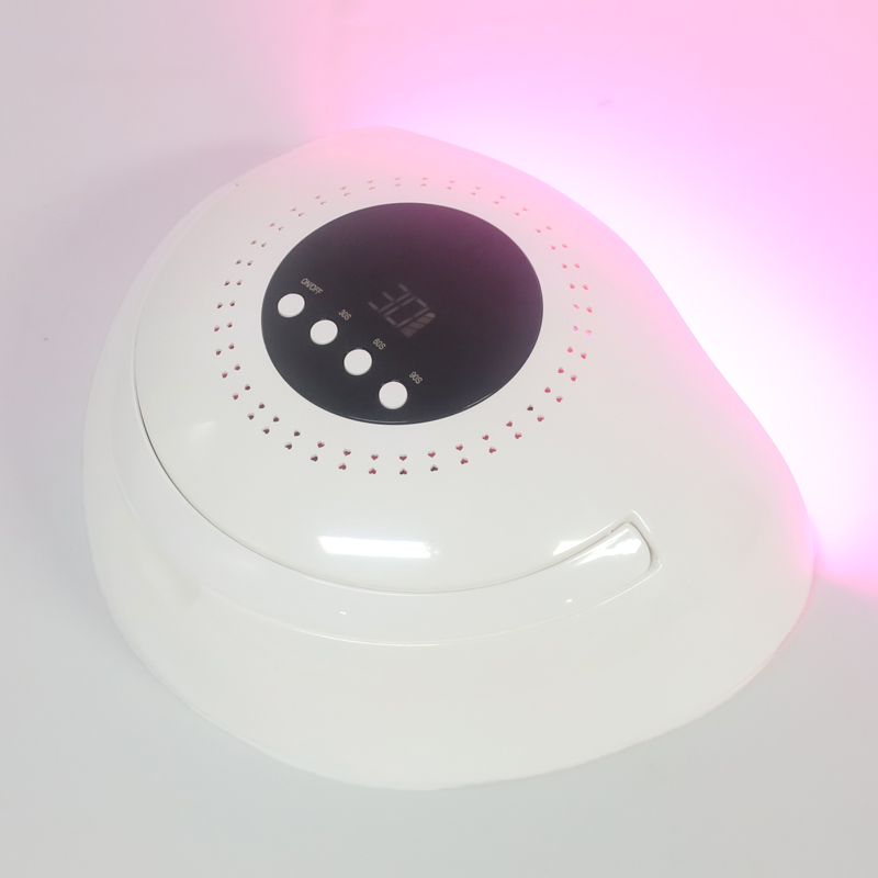 Nagellamp met grote capaciteit en dubbele hand