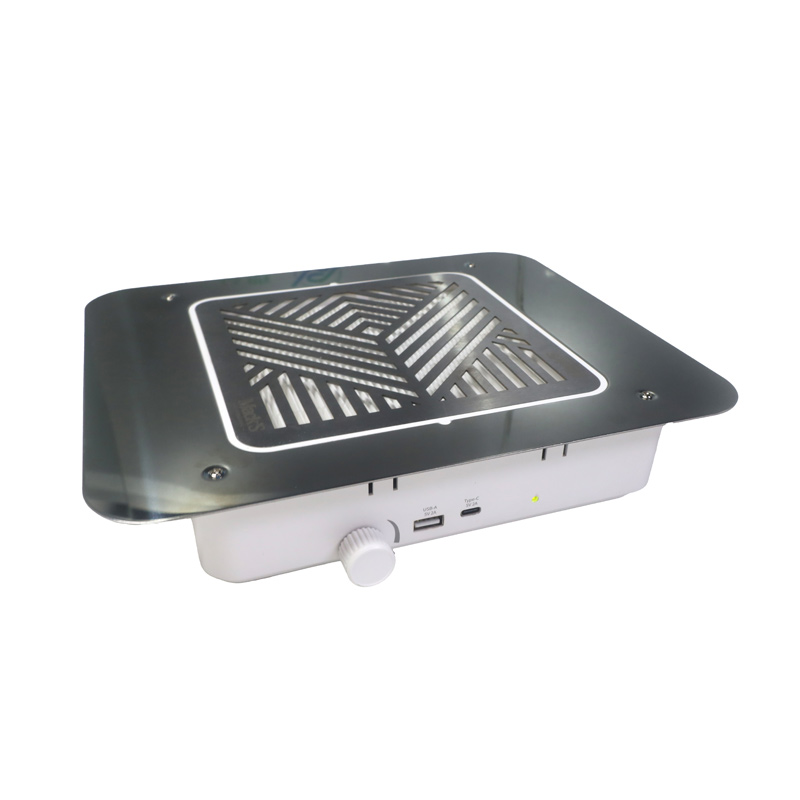 Stille nagelstofafscheider