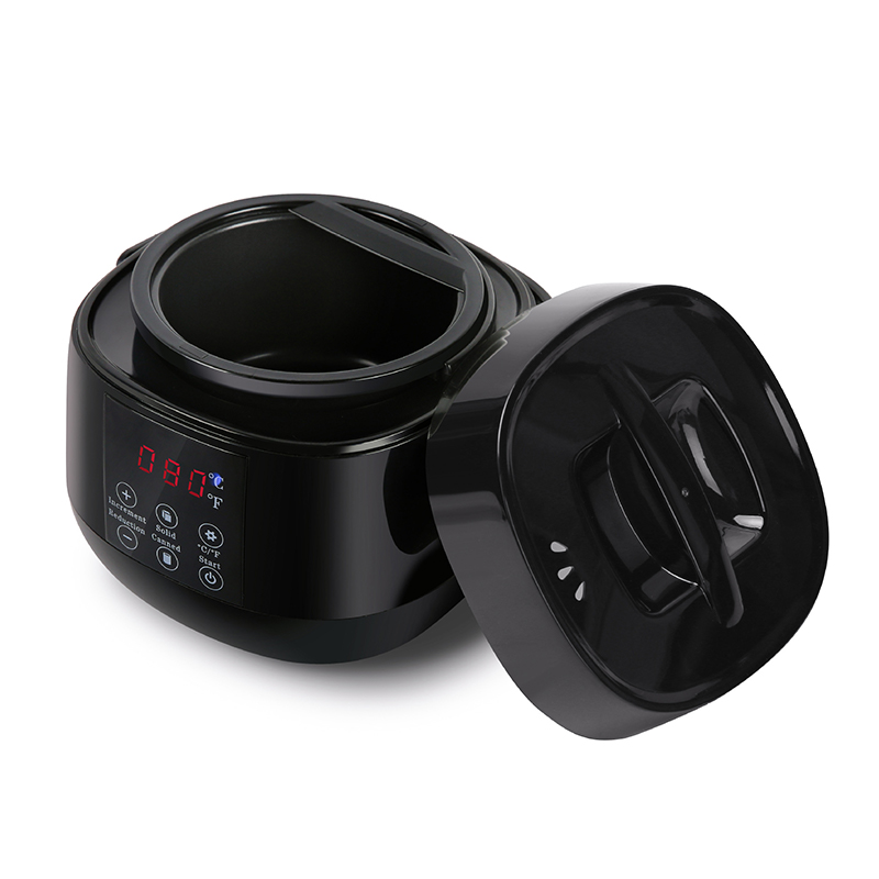 Kleine wassmeltpot met zwart handvat