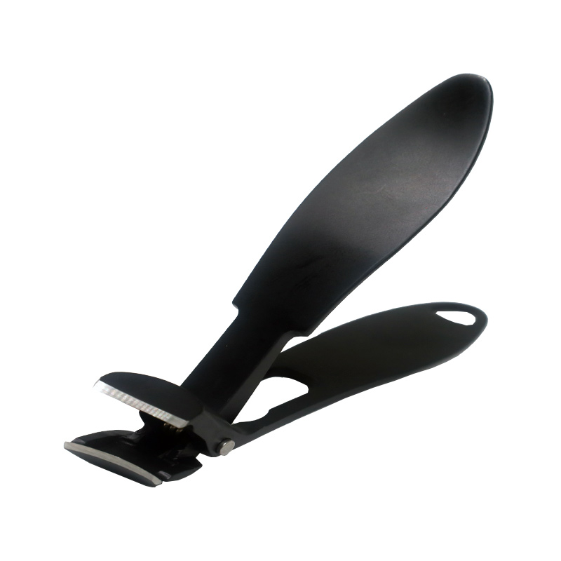 Wijd openende anti-spat nagelvijl